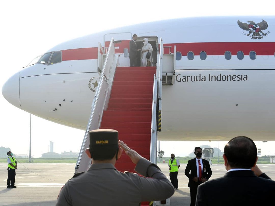 Dengan Garuda Presiden Kunker Ke Amerika Serikat